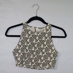 Patterned Crop Top